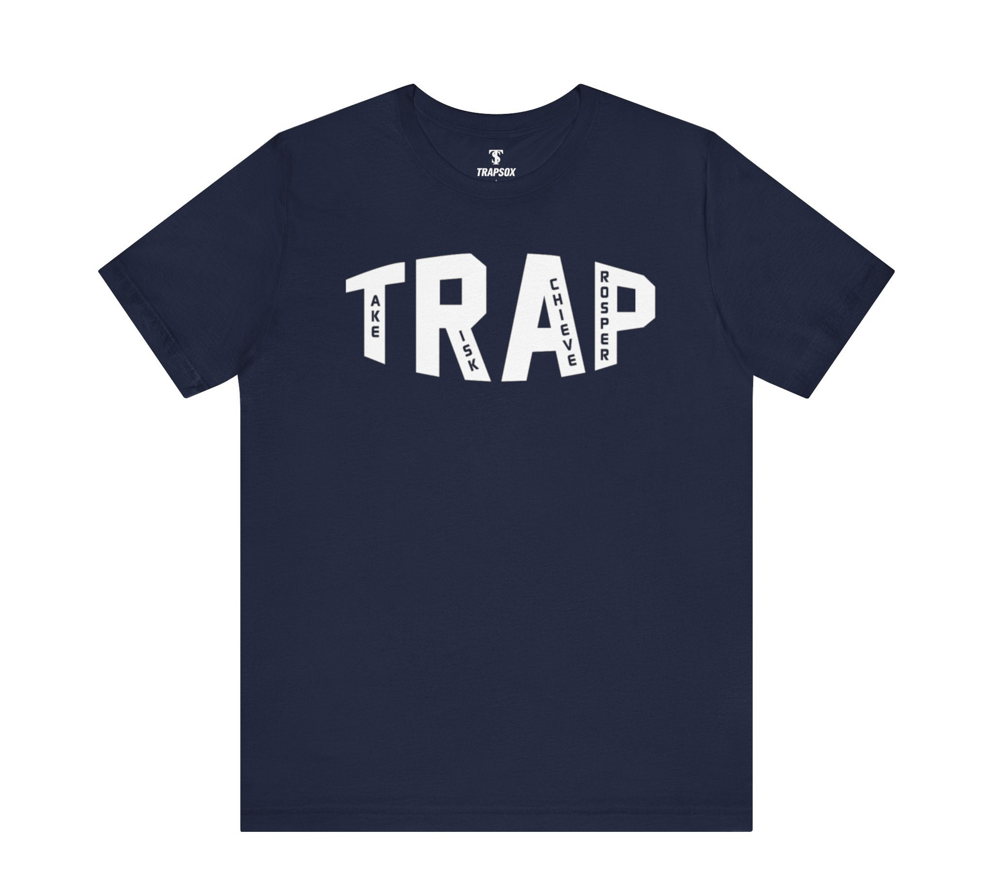 CLASSIC TRAP TEE (NAVY/WHITE)