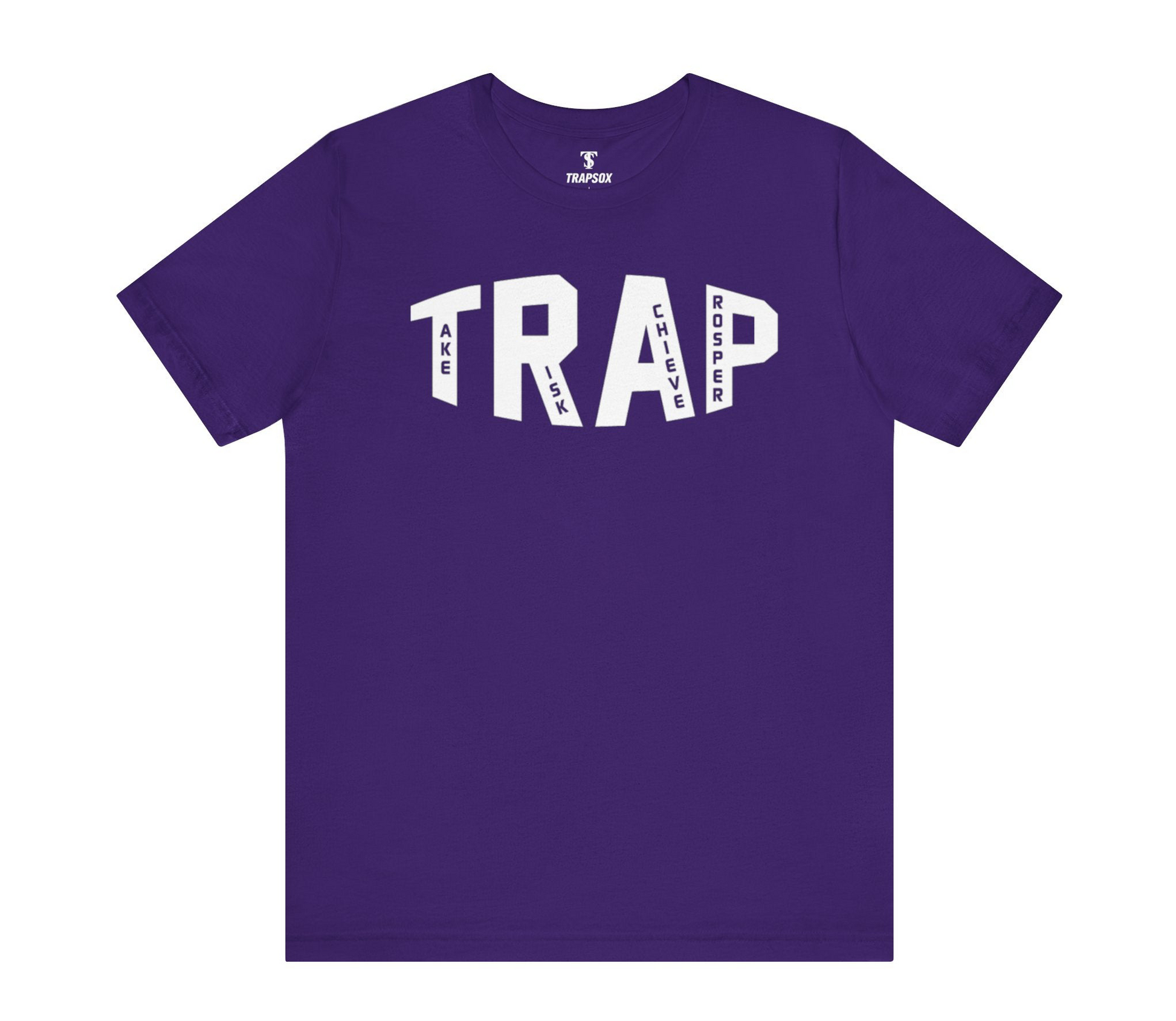 CLASSIC TRAP TEE (PURPLE/WHITE)