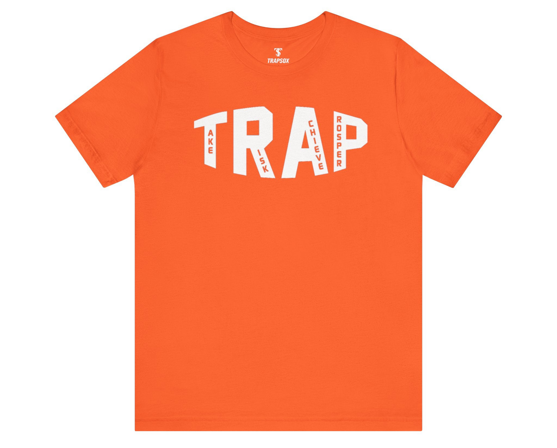 CLASSIC TRAP TEE (ORANGE/WHITE)
