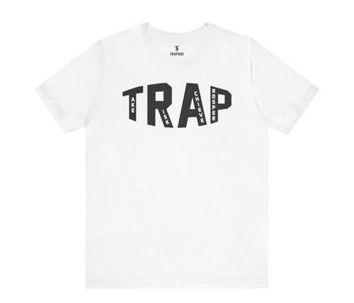 CLASSIC TRAP TEE  (WHITE/BLACK)